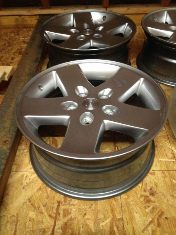  (set of 5) 17" factory rubicon wheels for 2007-2013 jeep wrangler jk 
