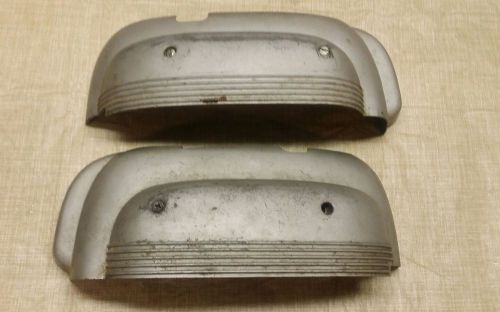 1950 evinrude fleetwin lower cowl covers set from 7.5 hp outboard model 4434