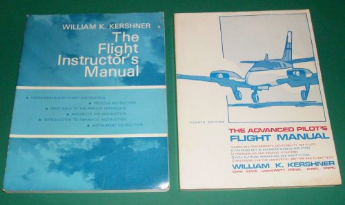Lot 2 vtg 1970&#039;s kershner flight manuals advanced pilots &amp; flight instructors