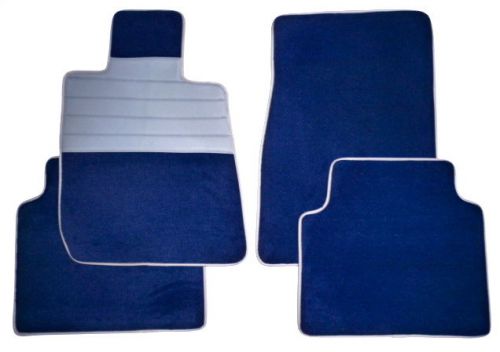 Ex stock - prem. mat set d. blue/grey for bmw e24 coupe 6 628 630 633 635 csi