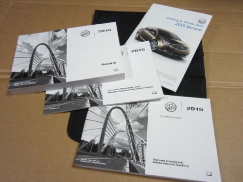 2015 buick verano owners manual with navigation / infotainment    (oem)- j2914