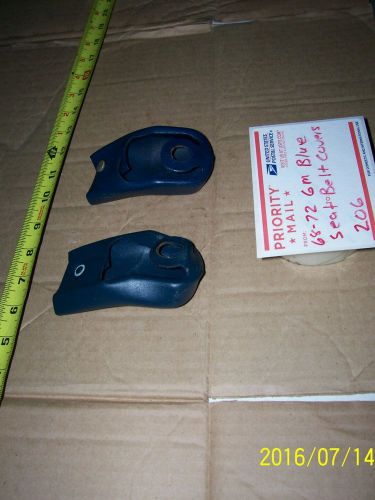 1965-1972 impala nova chevelle gto 442  seat belt covers gm blue colors