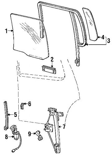 Ford\mercury 1l2z7823395bc genuine oem motor