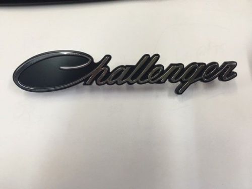Challenger emblem - grille; 2008 - 2014  68214446aa oem original mopar