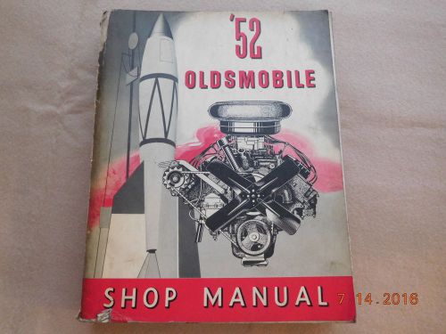 Vtg original 1952 oldsmobile shop manual genuine oldsmobile division manual