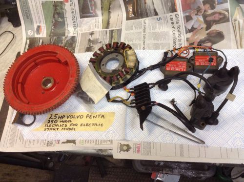 25hp volvo penta outboard electrics , plus 12volt charging and flywheel