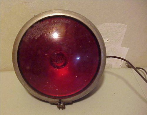 Vintage red fog light crome rim