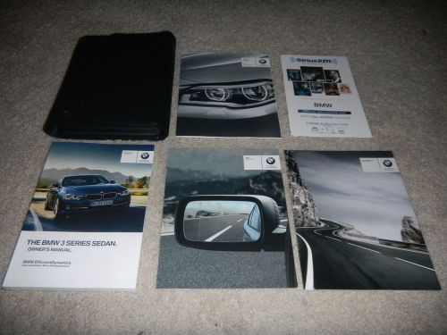 2016 bmw 320i 328i 340i sedan owners manual set with free shipping