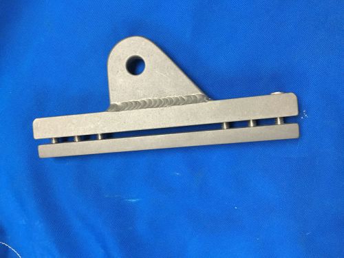 Aluminum boom vang fitting - 5/8&#034; pin with mounting plate