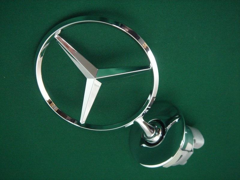 Purchase GENUINE new__for_Mercedes_Hood Emblem Star Decal Badge Logo oEm_for_Benz_ in Northridge
