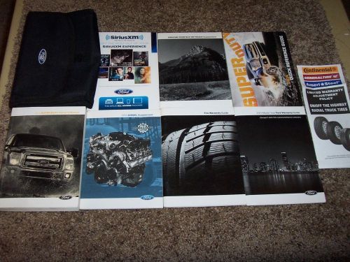 2014 ford f-550 owner owner&#039;s user guide operator manual xl xlt diesel 6.7l v8