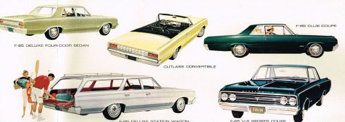 1964 oldsmobile full line brochure-jetstar,starfire,f85