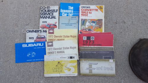 Vintage car &amp; truck manuals