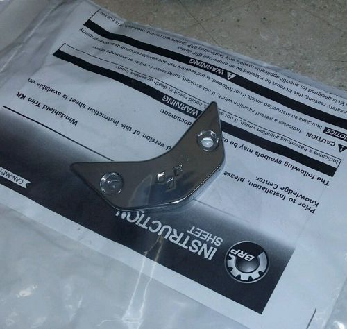 Can am spyder f3 &amp; f3-s chrome windshield trim kit #219400698