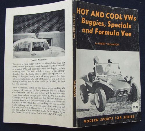 Hot and cool vws buggies specials and formula vee by williamson oop hard to find