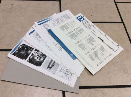 Ferrari 550 m workshop manual section "d" clutch - gearbox updates cat # 1650/00