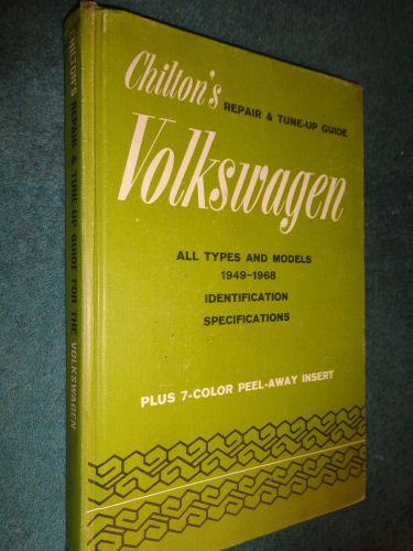 1949-1968 volkswagen shop manual vw beetle ghia &amp; more!