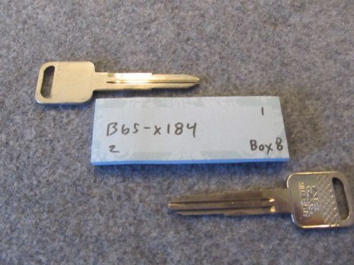 Set of 5 key blank uncut blade ilco b65 x184, b-70, gm-5, gm9, gm19, 321836