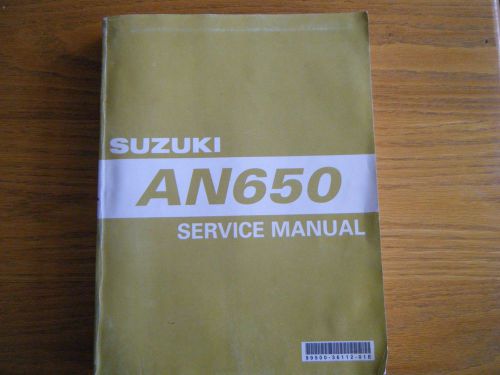 Suzuki burgman 650 service manual