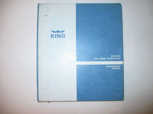 King ktr-9000 vhf comm maintenance overhaul service manual