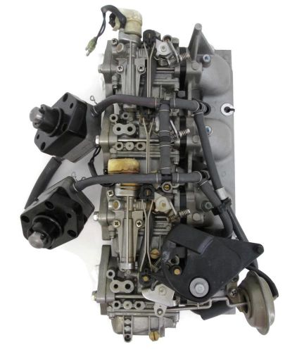 Yamaha outboard carburetor intake assembly 67f 4 stroke 80 100 hp 1999-2001