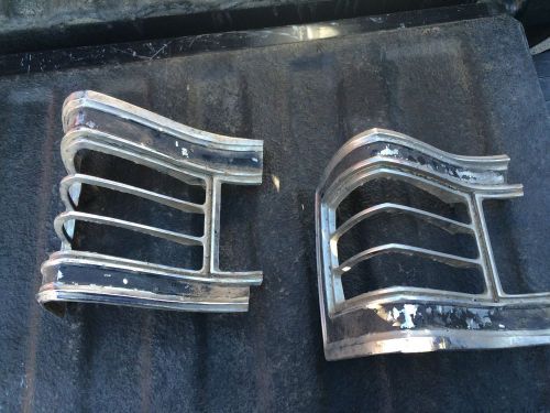 1967 chevelle new tail light bezels 67 malibu ss taillight chrome trim 396 327