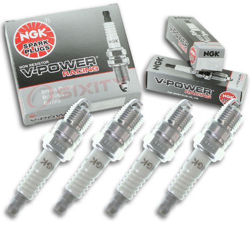 4pcs 75-77 flagship 280e ngk v-power racing spark plugs 280 cid kit set wd