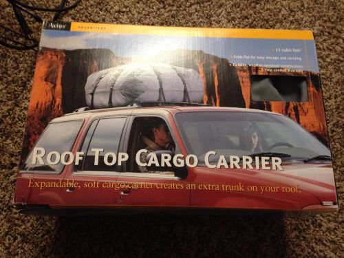 Axius roof top cargo carrier~15 cubic feet used once