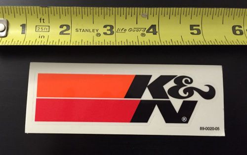 K&amp;n black lettering sticker