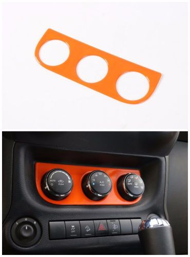 Inner air conditioner switch button trim for jeep wrangler jk 2011-2016 orange