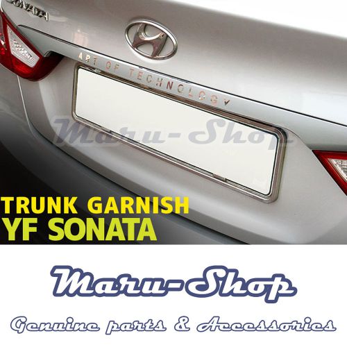 Decalx trunk lid handle garnish decal sticker for 11~14 hyundai sonata/i45