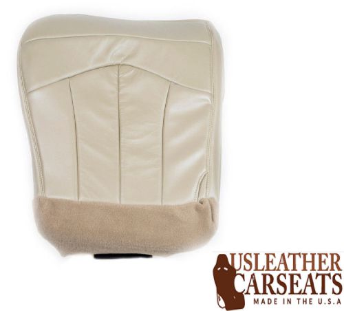2001 2002 2003 ford f150 lariat driver side bottom leather seat cover tan