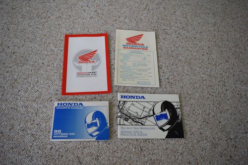 1996 honda vf750c/cd magna owners manual literature