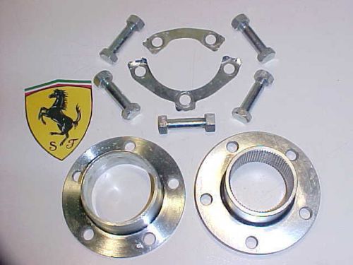 Ferrari 365 splined wheel hub__bolts_nuts_retainer lock plates gtb/4 daytona oem