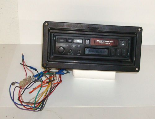 Maxxima marine stereo by panor am fm mpx radio &amp; cassette model # csc-511