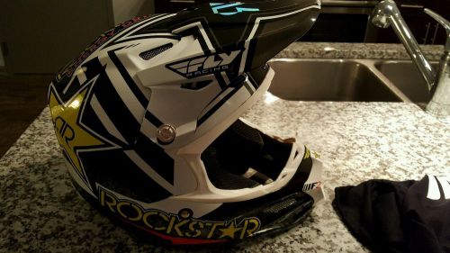 2016 fly racing rockstar adult large kevlar helmet