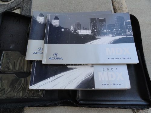 2004 acura mdx with navigation owners manual