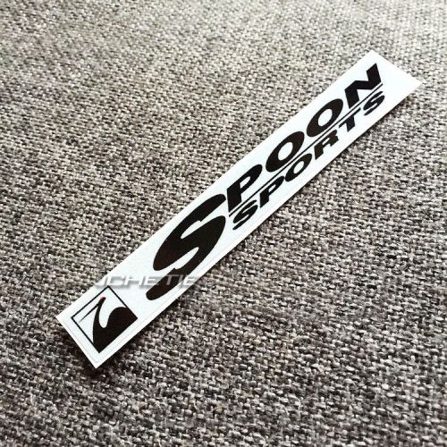 Spoon performance racing sports 3m reflective vinyl sticker decal jdm 12.5 x 2cm