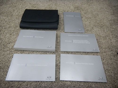 2016 infiniti qx70 owners manual set with free shipping