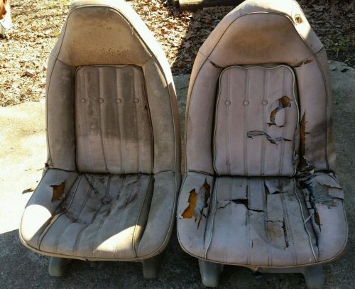 Chevelle ss bucket seats s3 el camino 350 454  chevy 68 69 70 71 72 73-77 bbc