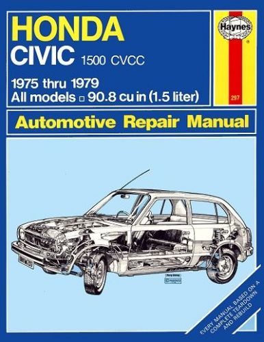 Honda civic 1500 cvcc repair manual 1975-1979