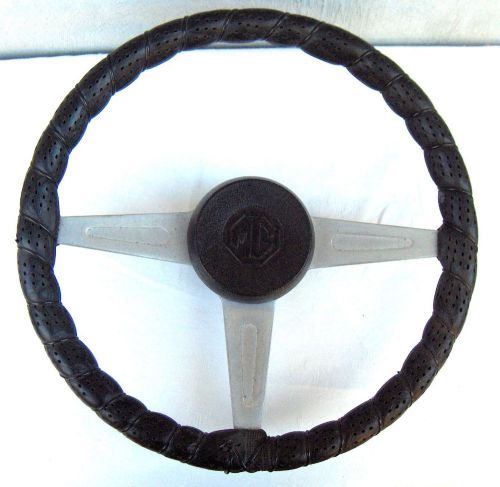 Vintage antique 1976 mg steering wheel