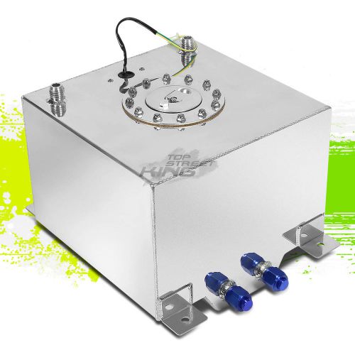8 gallon/30.5l lightweight polish aluminum gas fuel cell tank+sender 15x12.5x10"