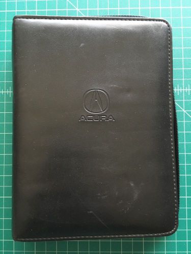 Oem acura owner&#039;s manual leather case free shipping