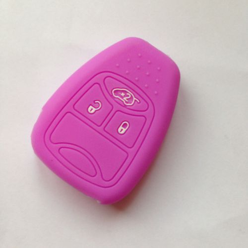 Purple silicone fob skin key cover key jacket holder protector fob remote gift
