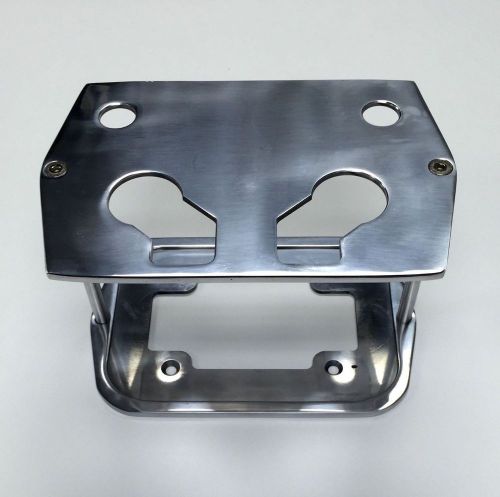 Smooth polished billet aluminum optima battery tray - chevy/ford/mopar