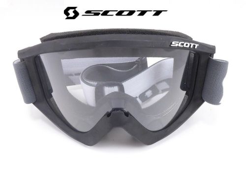 New scott recoil xi goggle bmx mountain bike downhill racing mtb black clear