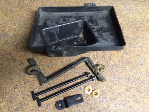 Original oem battery tray &amp; parts for jeep cherokee xj 87-95, comanche mj 87-92