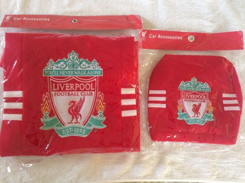 Liverpool fc full seat cover and head rest cover