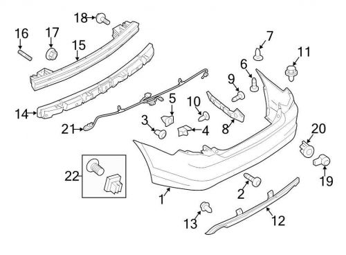 Ford oem license plate bracket hardware kit 6c3z17a386aa image 22